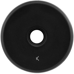 Ksix BXCQI01 draadloze oplader Mini (5 W, compact en lichtgewicht ontwerp, compatibel met smartphones en Qi-compatibele mobiele apparaten), zwart