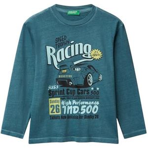 United Colors of Benetton T-shirt M/L, Blauw, 140