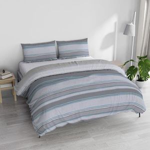 Italian Bed Linen Athena Beddengoedset, 100% katoen, damour lichtblauw, tweepersoonsbed