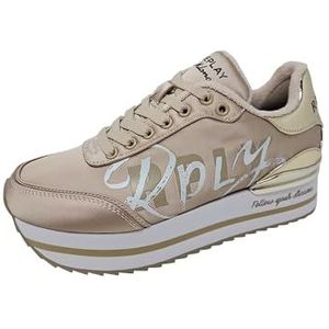 Replay New Penny Emery Sneakers voor dames, 045 platina, 39 EU, 045 platina, 39 EU