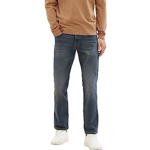 TOM TAILOR jeans voor heren Marvin Straight, 10281 - Mid Stone Wash Denim, 33W/34L