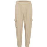 Kaffe - Cargobroek - Sand - 7/8 lengte - Tapered - Mid waist