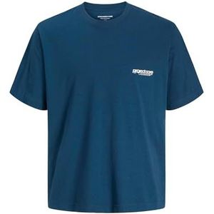 JACK & JONES Junior Jcounion Back Print Tee Ss Crew Ne Jnr, titanium, 140