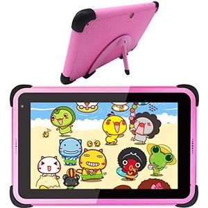 CWOWDEFU Kinder Tablet 7 zoll Android Tablet PC voor kinderen Kids Tablet 7 inch 32GB Tablet voor kinderen met Stylus Pen, Dual Cameras, Ouderlijk toezicht (Roze)