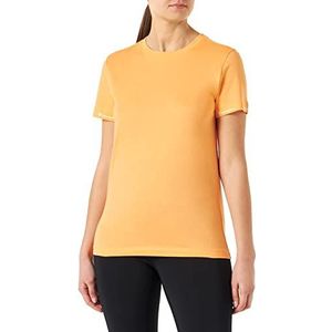 Champion Legacy American Classics Taped Logo Sleeve S/S T-shirt, oranje, S dames