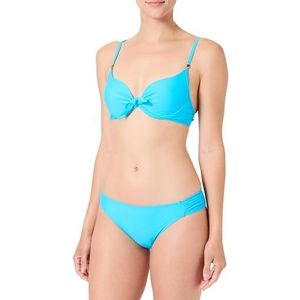 Bikiniset met schelpen, effen, Turkoois, 34