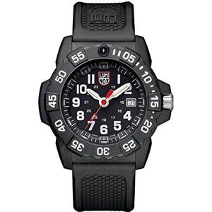 Luminox - Navy Seal - Heren Horloge 45mm - Militair Duikhorloge - Datumfunctie 200m - Waterbestendig - Heren Horloges - Gemaakt in Zwitserland, Zwart, Modern