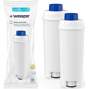 Wessper DLSC002 / SER3017, 2 x waterfilter voor Delonghi volautomatische koffiemachine filterpatronen