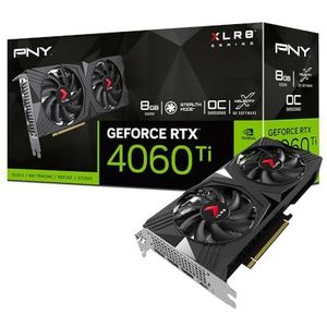 PNY - GeForce RTX 4060 Ti - Grafische Kaart - 8GB - Overclocked Dual Fan