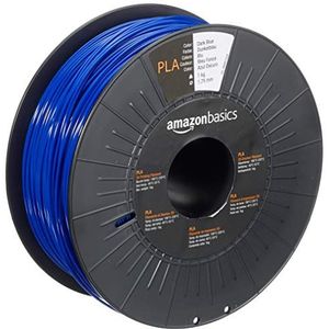 Amazon Basics PLA 3D-printerfilament, 1,75 mm, donkerblauw, spoel van 1 kg