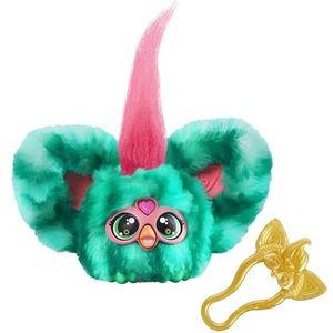 Furby Furblets Mello-Nee-minivriendje, meer dan 45 geluiden, zomerchillmuziek & zinnen in Furbish, elektronische knuffeldieren voor meisjes en jongens vanaf 6 jaar, watermeloenrood & groen