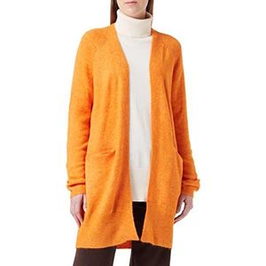 ICHI IHKAMARA CA2 gebreide jas voor dames, 161164/Orange Pepper, S