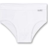 Sanetta - Jongens Slip - Ondergoed - Wit - Biologisch Katoen