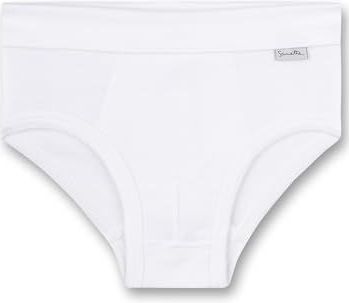 Sanetta - Jongens Slip - Ondergoed - Wit - Biologisch Katoen