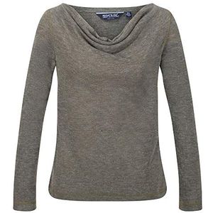 Regatta Vrouwen Frayda lichtgewicht wol look cowl hals stijl T-shirts/polo's/vesten, Darkkaki/zilver, 20