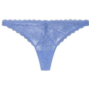Women'secret String Spring Helanka Light Blue Tanga voor dames, Donkerblauw, S