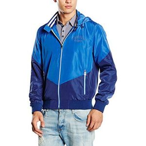 Guess Heren Hooded Jacket Blouson, blauw, S