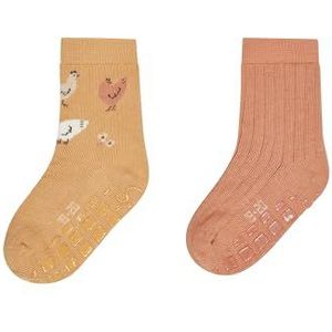Sterntaler Unisex baby ABS sokken DP kippen, zand, 18 EU
