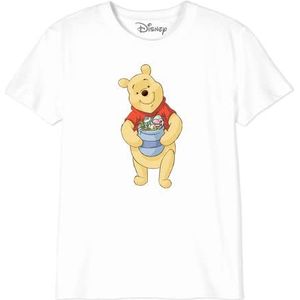 Disney Easter with Winnie BODWINITS006 T-shirt voor jongens, wit, maat 12 jaar, Wit, 12 Jaren