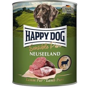 Happy Dog Compleet voer voor volwassen honden, Sensible Pure Nieuw-Zeeland (lam), typisch typisch, 6 x 800 g