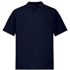 JP 1880 Heren grote maten grote maten Menswear L-8XL poloshirt, basic, halve mouw, piqué, borstzak, tot 8 XL 796659, licht azuurblauw, XL