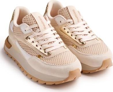 Gioseppo - Funkley - Sneakers - Metallic - Suède Leren Bovenwerk - Platformhoogte 4 cm