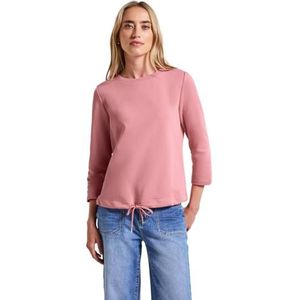 Street One - Effen Sweatshirt - Casual - Katoenmix - Ronde Hals
