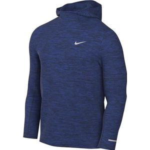 Nike Heren Top M Nk Uv Df Elmnt Top Hoodie, Obsidian/Game Royal/Htr/Reflective, FB8571-451, XL