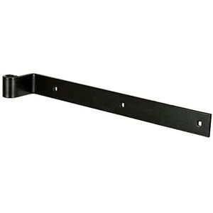 1PD92349 wandtapijt, hoekig, 35 H, epoxy, zwart, B.C.40 (H) x 6 (D) 14 L 500 mm