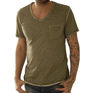 KEY LARGO Heren Mt Soda T-shirt, Groen (1500), S