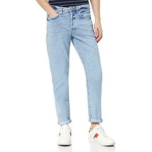 SELECTED HOMME Heren Tapered Fit Jeans 172 Slim, blauw (light blue denim), 38W / 34L