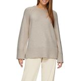 Gebreide Trui - Met Raglanmouwen en Split aan de Zoom