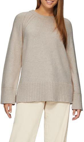 Gebreide Trui - Met Raglanmouwen en Split aan de Zoom