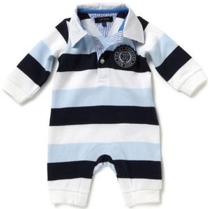 Tommy Hilfiger Spring FIELD RUGBY COVERALL LS EZ50238636 baby - jongens babykleding/overalls