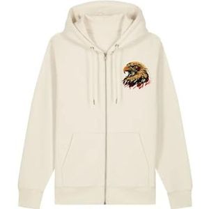 COMPAGNIE DE CALIFORNIE Sweatshirt met ritssluiting voor kinderen, 8 jaar, kaki, Groen, 8 Jaar