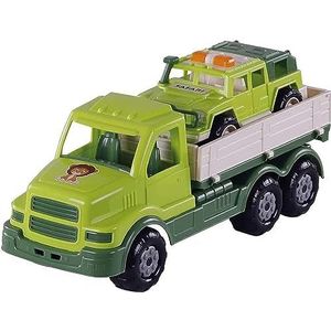 Cavallino XL Torpedo Vrachtwagen met Survival Jeep Groe - 44,5cm