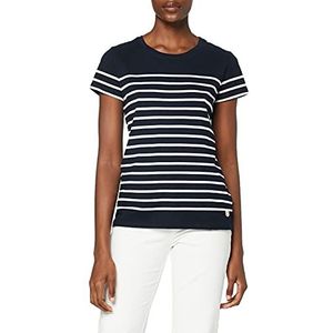 Armor-lux Dames Marinier Etel Héritage Dames T-shirt, Veelkleurig (Bi8 Rich Navy/Wit Bi8), 36