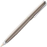 LAMY Studio vulpen 068 - vulpen van roestvrij staal in hoogwaardige palladium afwerking / 14 kt. gouden punt, gedeeltelijk geplatineerd - veerdikte M