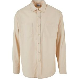 Urban Classics Heren overhemd flanel shirt zand/zand L, zand/zand, L