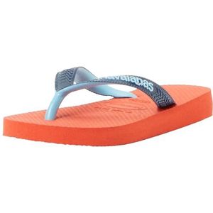 Havaianas Unisex Kids Top Mix (Mini Me) Teenslippers, Bloed Oranje, 10/11 UK Child