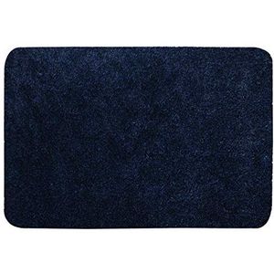 MUD STOPPER, Douche, superzacht gevoel, machinewasbaar, antislip deurmat voor thuis, kantoor, 100 blauw, polyester, 50 x 80 cm