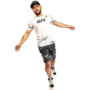 Venum UFC Authentieke Fight Week 2.0 T-shirt met korte mouwen voor heren, zand, M