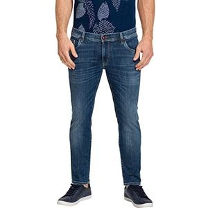 Pioneer Ryan Jeans voor heren, Blauw Used Buffies 6834, 32W x 36L