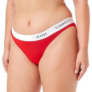 Tommy Jeans Bikini, Diepe Crimson, XL