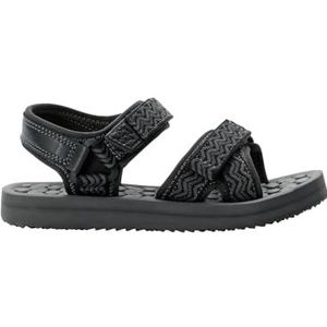 Jack Wolfskin Unisex Zulu Vc K sandalen voor kinderen, zwart, 26 EU