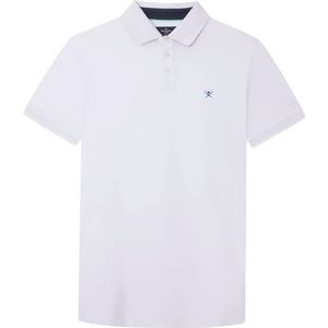 Hackett London Poloshirt met zwembroek voor heren, Kleur: wit, 3XL