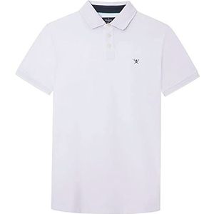 Hackett London Poloshirt met zwemrand voor heren, Wit, XS