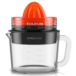 Taurus Citrus Glass Elektrische citruspers, 30 W, 1 liter, 0 decibel, glas, hand