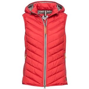 camel active Gewatteerd damesvest van gerecycled polyester, rood, 34