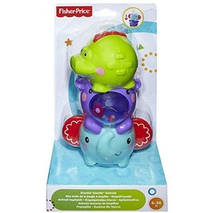 Fisher-Price BGP41 - stapelvrienden, 3 schattige dieren uit verschillende texturen